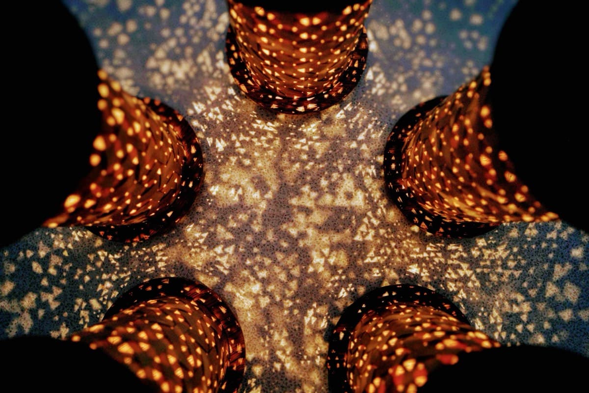 Kaleidoscopic light patterns